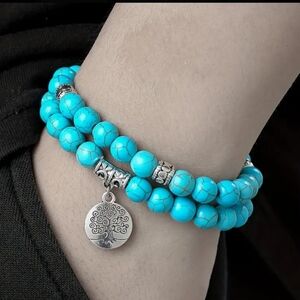 Natural Stone Tree Of Life Bracelet